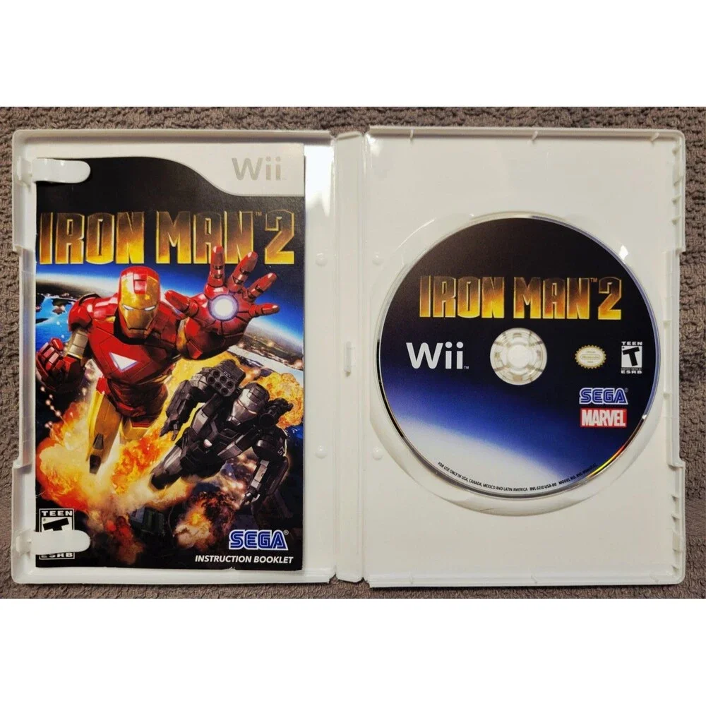 NINTENDO Wii: Iron Man 2,CIB, MANUAL, TESTED  & WORKING,FAST SHIPPING GET It Now